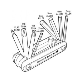 BLACKBURN Cycling tools - GRID 8 - black