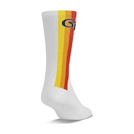GIRO Cyclingclassic socks - COMP RACER HIGH RISE - white/multicolour