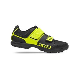 GIRO Cycling shoes - BERM - black/light green