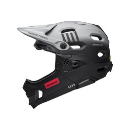 BELL Cycling helmet - SUPER DH - grey/black