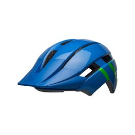 BELL Cycling helmet - SIDETRACK II YOUTH - blue/green