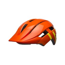 BELL Cycling helmet - SIDETRACK II YOUTH - orange/yellow
