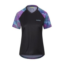 GIRO Cycling short sleeve jersey - ROUST W - black/light blue