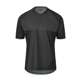 GIRO Cycling short sleeve jersey - ROUST - black/grey