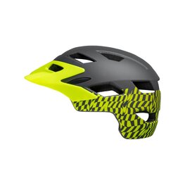 BELL Cycling helmet - SIDETRACK - grey/yellow