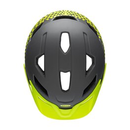 BELL Cycling helmet - SIDETRACK - grey/yellow
