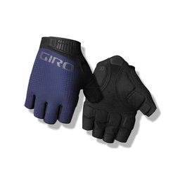 GIRO Cycling fingerless gloves - BRAVO II GEL - blue/black
