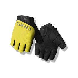 GIRO Cycling fingerless gloves - BRAVO II - yellow/black