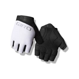 GIRO Cycling fingerless gloves - BRAVO II GEL - white