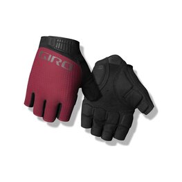 GIRO Cycling fingerless gloves - BRAVO II GEL OX - red