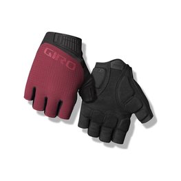 GIRO Cycling fingerless gloves - TESSA II GEL - bordeaux/black