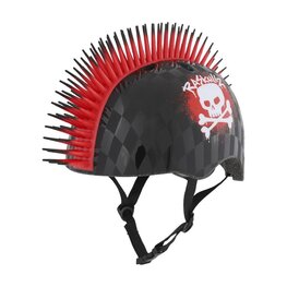 BELL Cycling helmet - RASKULLZ SKULL HAWK - black/red