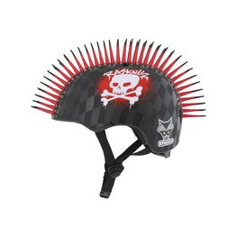 BELL Cycling helmet - RASKULLZ SKULL HAWK - black/red