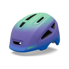 GIRO Cycling helmet - SCAMP II - blue/purple/green