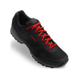 GIRO Cycling shoes - GAUGE - black/red