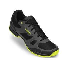 GIRO Cycling shoes - GAUGE - grey/yellow