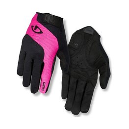 GIRO Cycling long-finger gloves - TESSA LF - black/pink