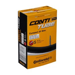 CONTINENTAL tyre tube - COMPACT 20 SLIM FV - black