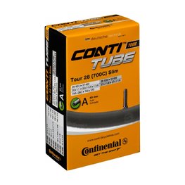 CONTINENTAL tyre tube - TOUR 28 SLIM - black