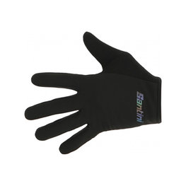 SANTINI Cycling long-finger gloves - MTB - black