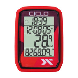 CICLOSPORT tachometer - PROTOS 205 - red