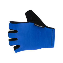 SANTINI Cycling fingerless gloves - CUBO - blue