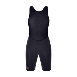 SANTINI Cycling bib shorts - UNICO LADY - black