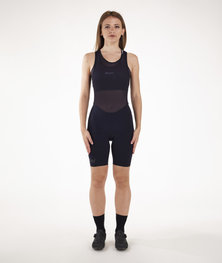 SANTINI Cycling bib shorts - UNICO LADY - black