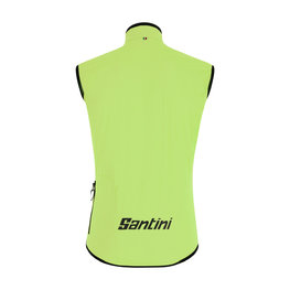SANTINI Cycling gilet - GUARD NIMBUS - light green