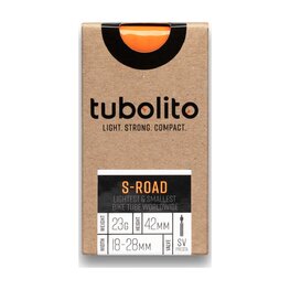 TUBOLITO tyre tube - ROAD 700x18/28C - SV80 - orange