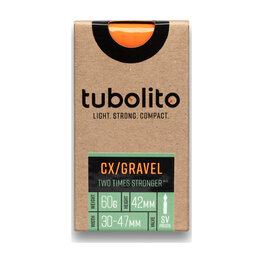 TUBOLITO tyre tube - CX/GRAVEL 700x32/50C - SV60 - orange