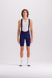 SANTINI Cycling bib shorts - PLUSH - blue