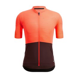 SANTINI Cycling short sleeve jersey - COLORE RIGA - orange
