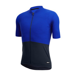 SANTINI Cycling short sleeve jersey - COLORE RIGA - blue