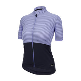 SANTINI Cycling short sleeve jersey - COLORE RIGA - purple/blue