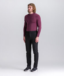 SANTINI Cycling long trousers withot bib - ACTIVE - black