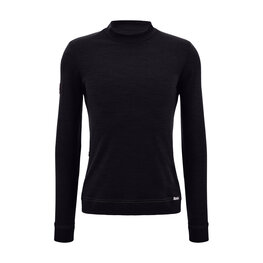 SANTINI Cycling long sleeve t-shirt - IMPETUS - black