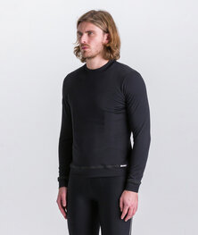 SANTINI Cycling long sleeve t-shirt - IMPETUS - black
