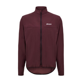 SANTINI Cycling windproof jacket - VENTUS - bordeaux