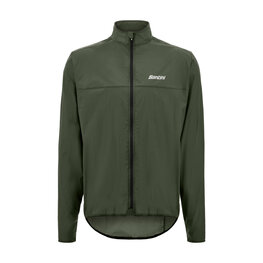 SANTINI Cycling windproof jacket - VENTUS - green