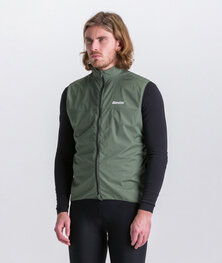 SANTINI Cycling gilet - VENTUS - green