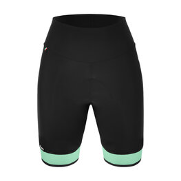 SANTINI Cycling shorts without bib - GIADA PURE - green/black