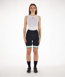 SANTINI Cycling shorts without bib - GIADA PURE - green/black