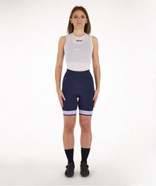 SANTINI Cycling shorts without bib - GIADA PURE - purple/blue