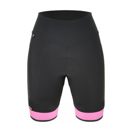 SANTINI Cycling shorts without bib - GIADA PURE - pink/black