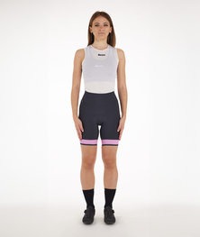 SANTINI Cycling shorts without bib - GIADA PURE - pink/black