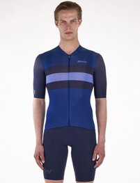 SANTINI Cycling short sleeve jersey - ECO SLEEK NEW BENGAL  - blue
