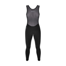 SANTINI Cycling long bib trousers - PURE - black