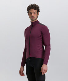 SANTINI Cycling thermal jacket - ADAPT MULTI - bordeaux