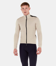 SANTINI Cycling thermal jacket - ADAPT MULTI - ivory